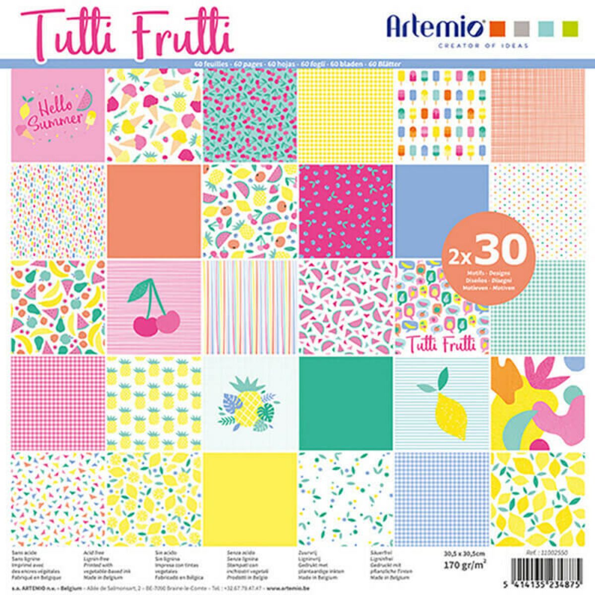 Art Mio Bloc Feuilles Tutti Frutti G Pas Cher Auchan Fr