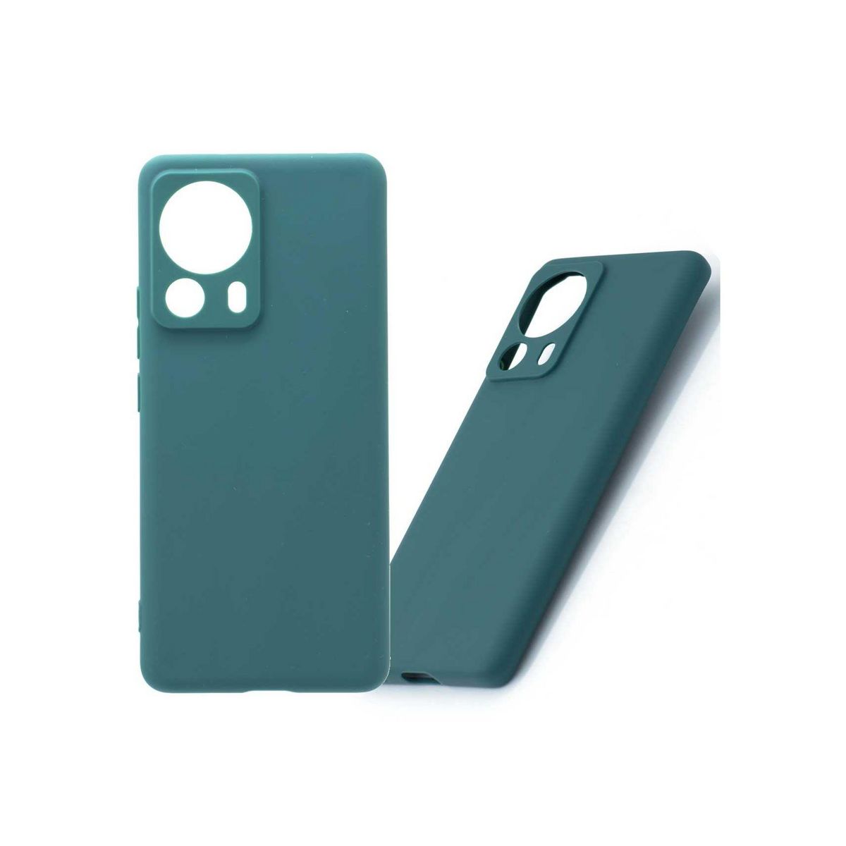 Amahousse Coque Pour Xiaomi Souple Verte Silicone Toucher Soft Pas