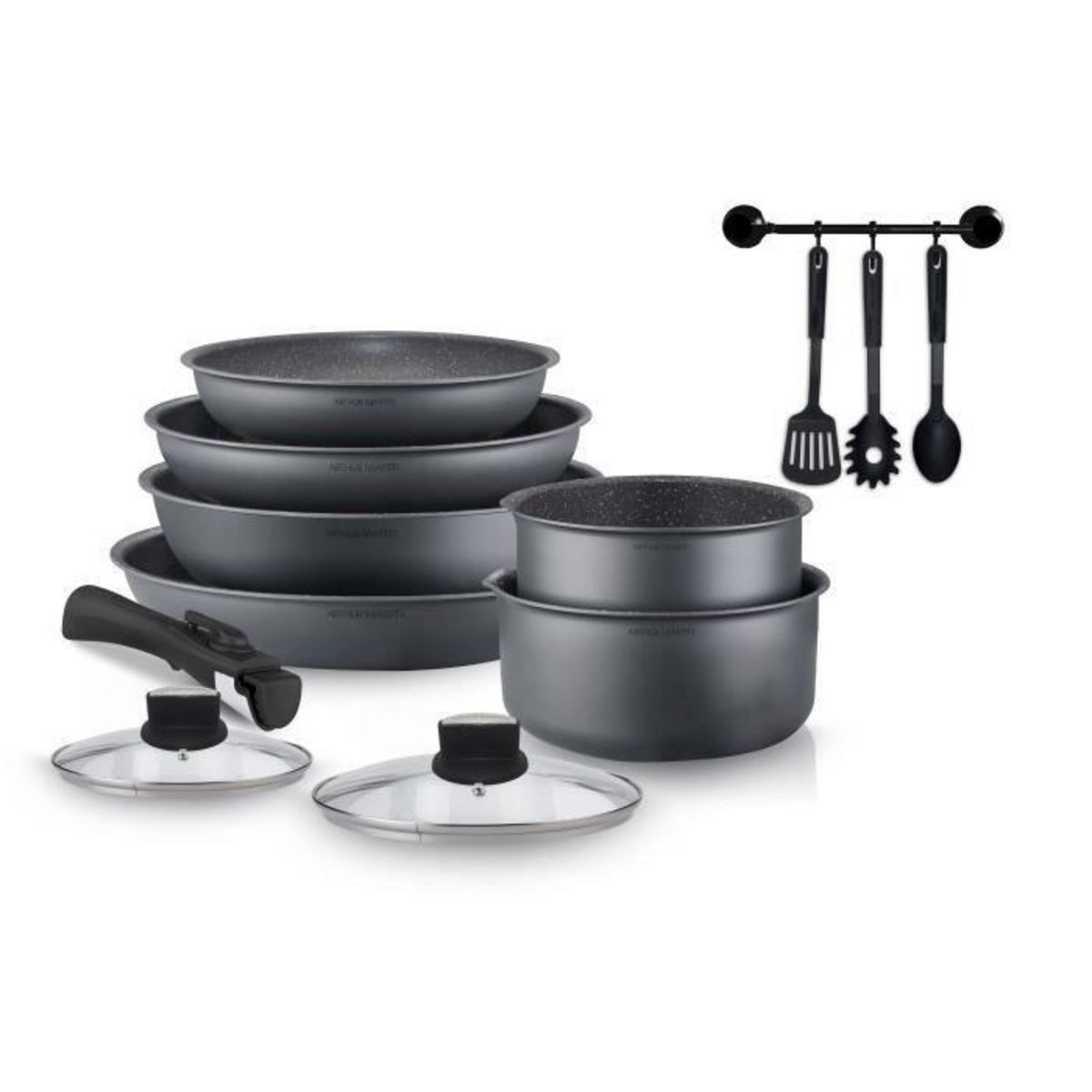 Batterie De Cuisine Arthur Martin Am Gm Pieces Aluminium