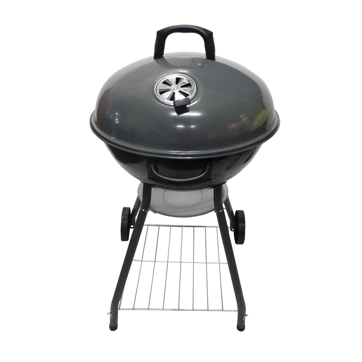 Gardenstar Barbecue Charbon De Bois Gris Round Pas Cher Prix Auchan