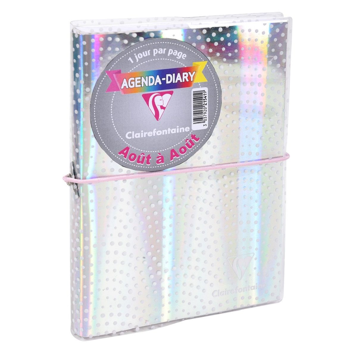 CLAIREFONTAINE Agenda Scolaire Journalier Couverture PVC 400 Pages