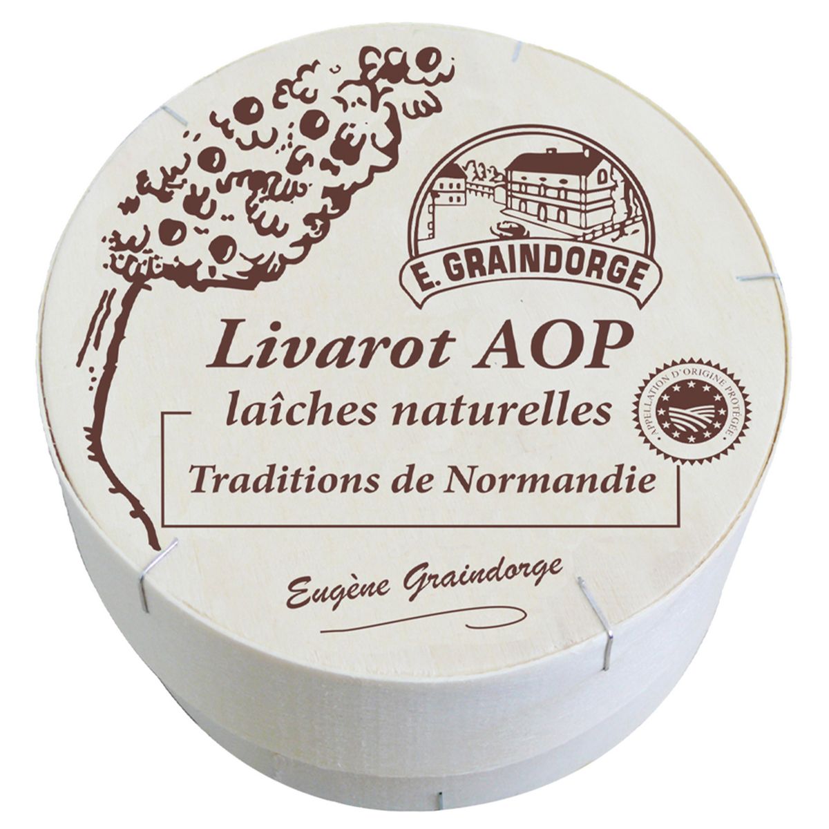 GRAINDORGE Livarot AOP laîches naturelles 270g pas cher Auchan fr