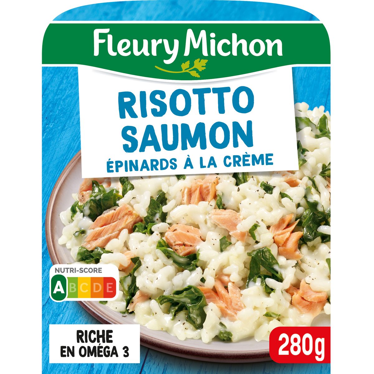 Fleury Michon Risotto Au Saumon Et Pinards La Cr Me G Pas Cher