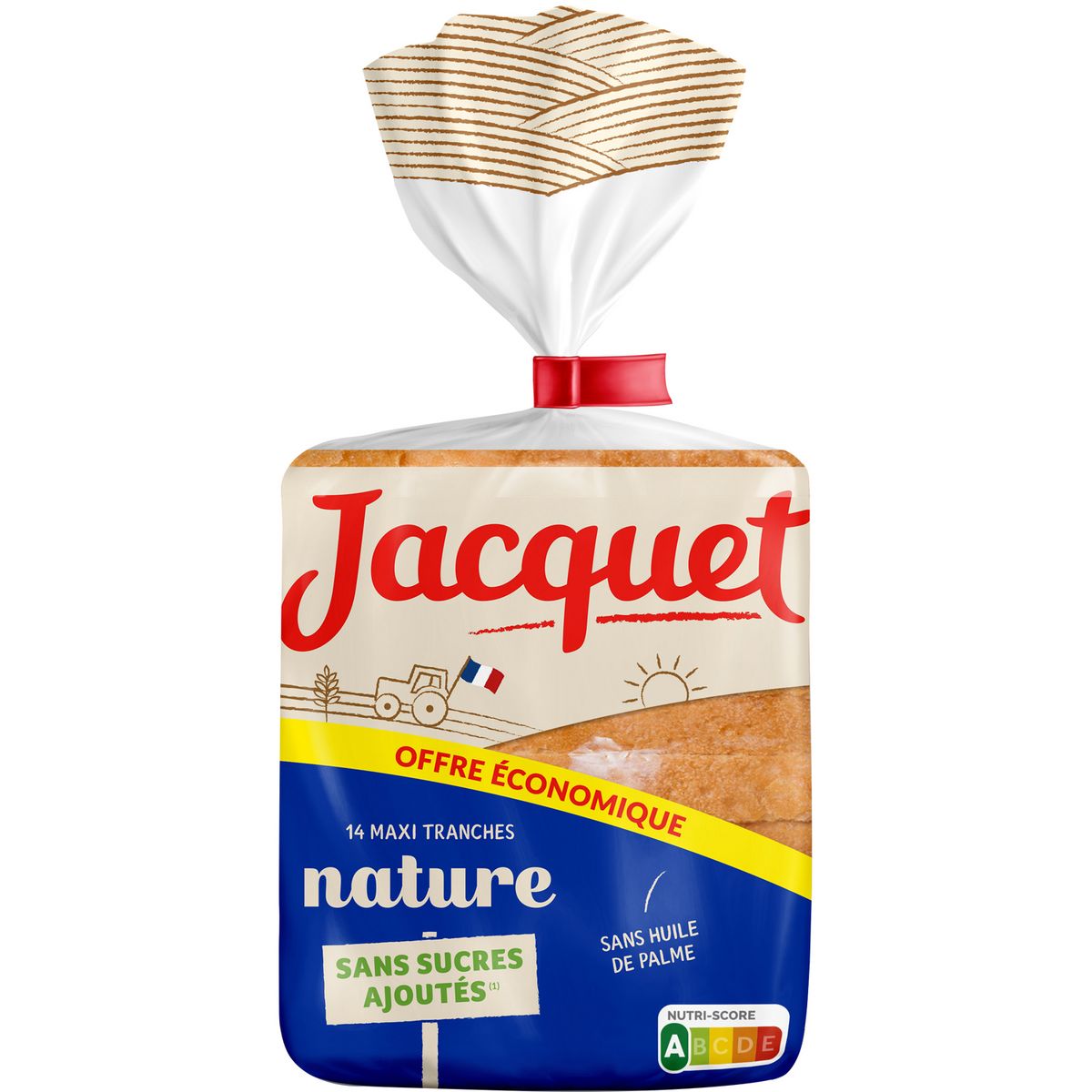 Jacquet Pain De Mie Nature Sans Sucres Ajout S Tranches G Pas