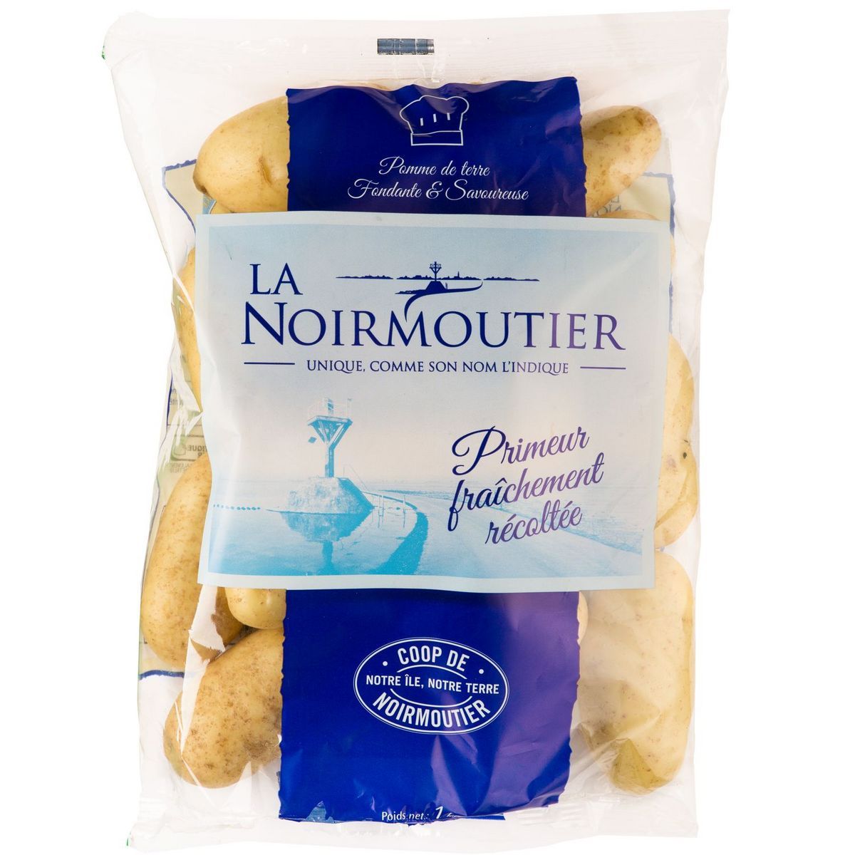 Pommes de terre primeur de l île de Noirmoutier 750g pas cher à prix Auchan