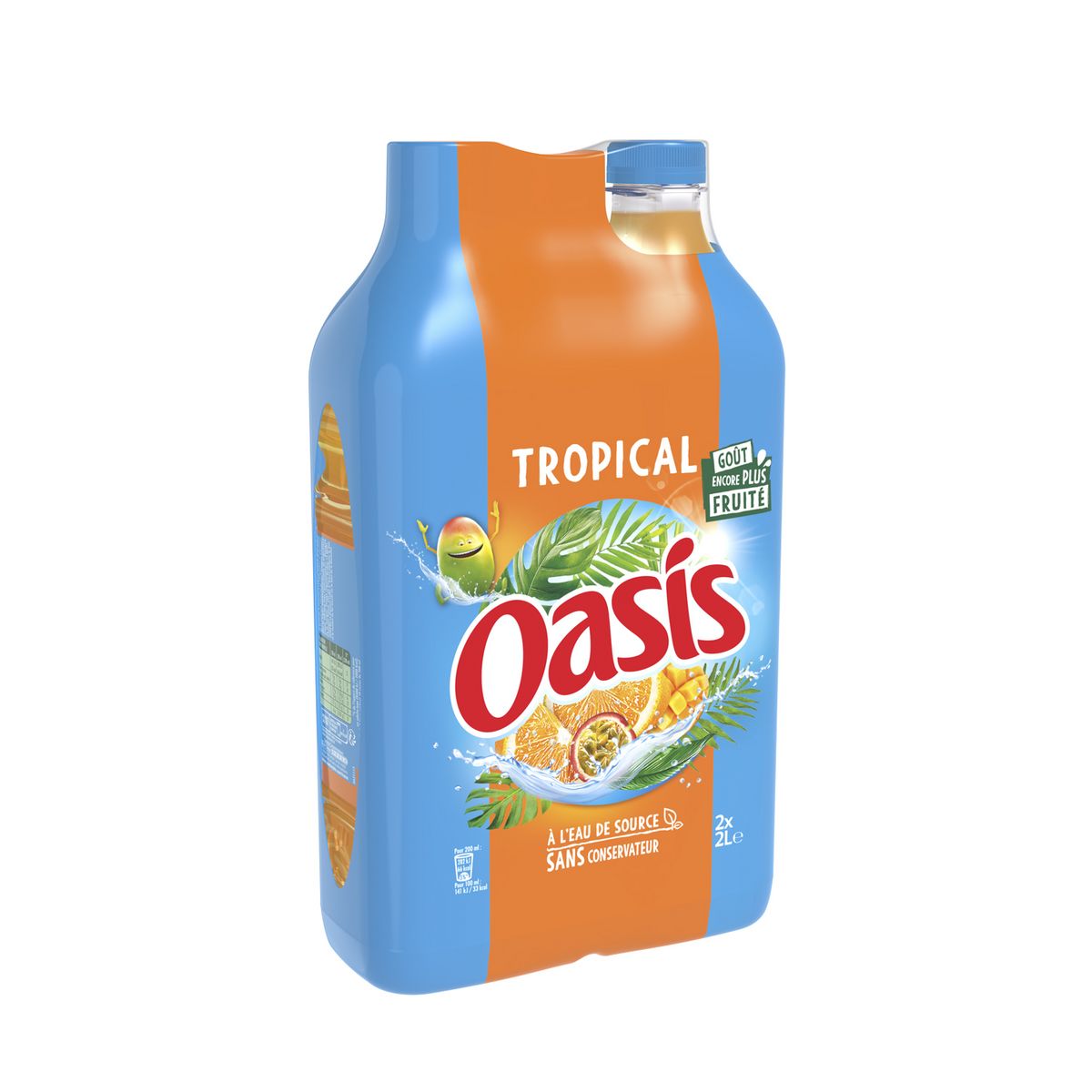 OASIS Boisson aux fruits goût tropical 2x2l pas cher Auchan fr