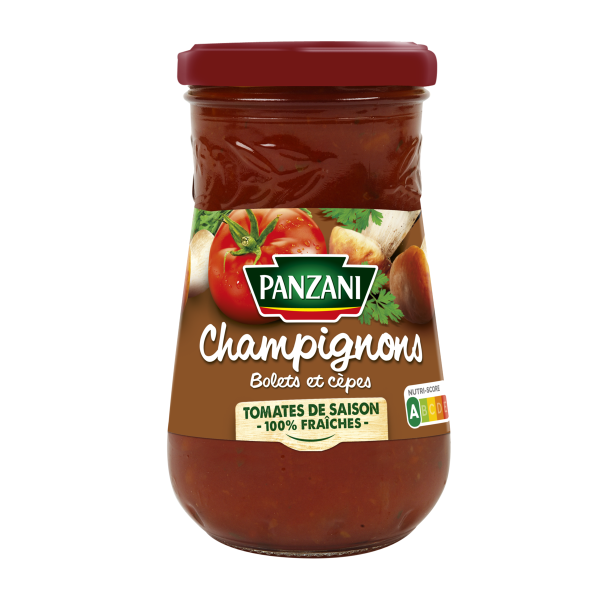 PANZANI Sauce tomate aux bolets et cèpes en bocal 210g pas cher à prix