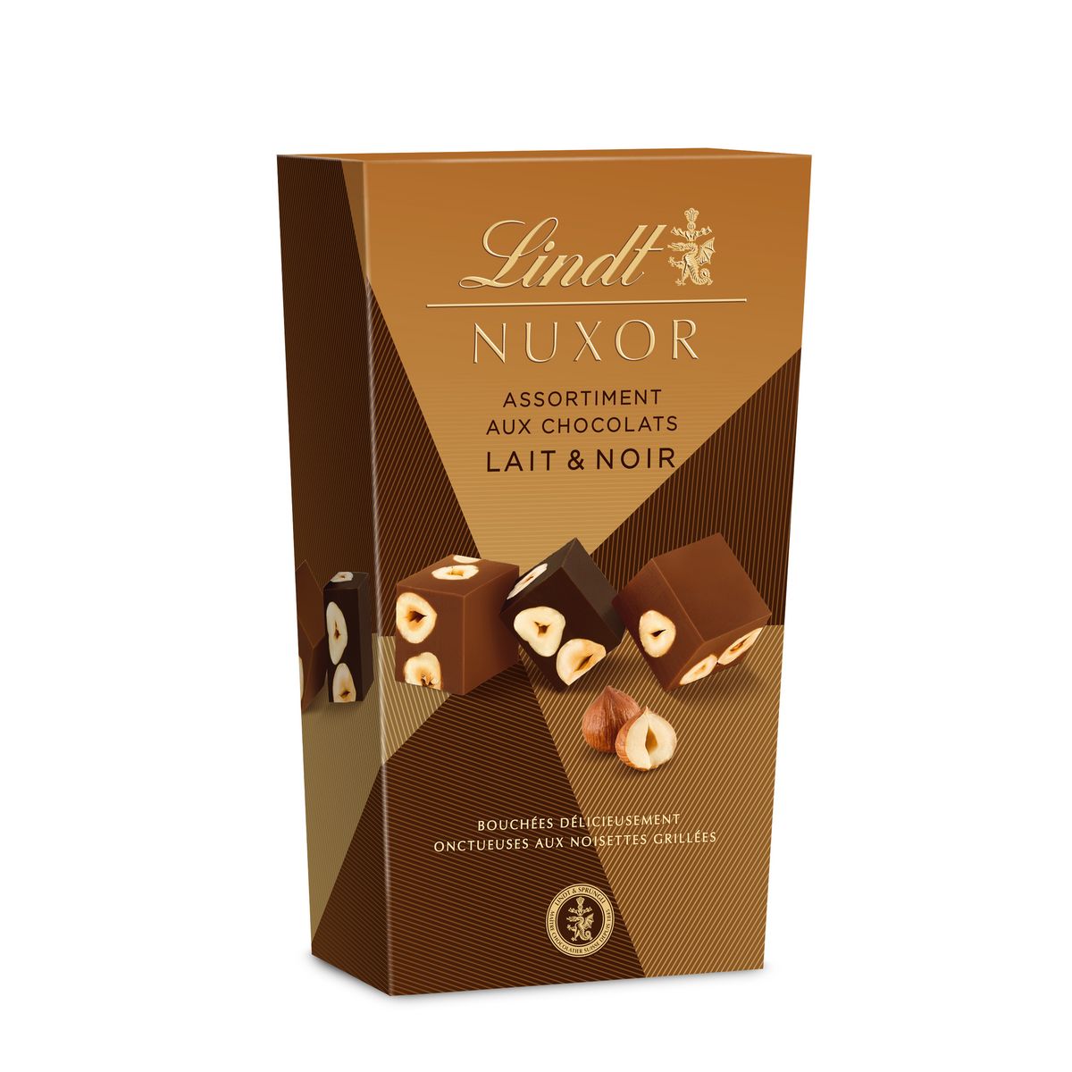 Lindt Nuxor Assortiment Aux Chocolats Lait Et Noir G Pas Cher Prix