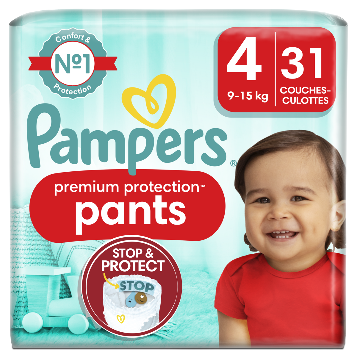 Pampers Premium Protection Pants Couches Culottes Taille Kg