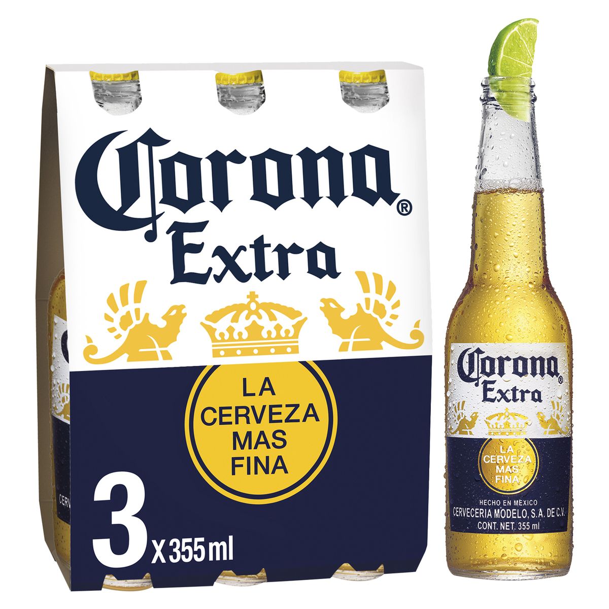 CORONA Corona Bière blonde mexicaine 4 6 bouteilles 3X35 5cl 3X35 5cl