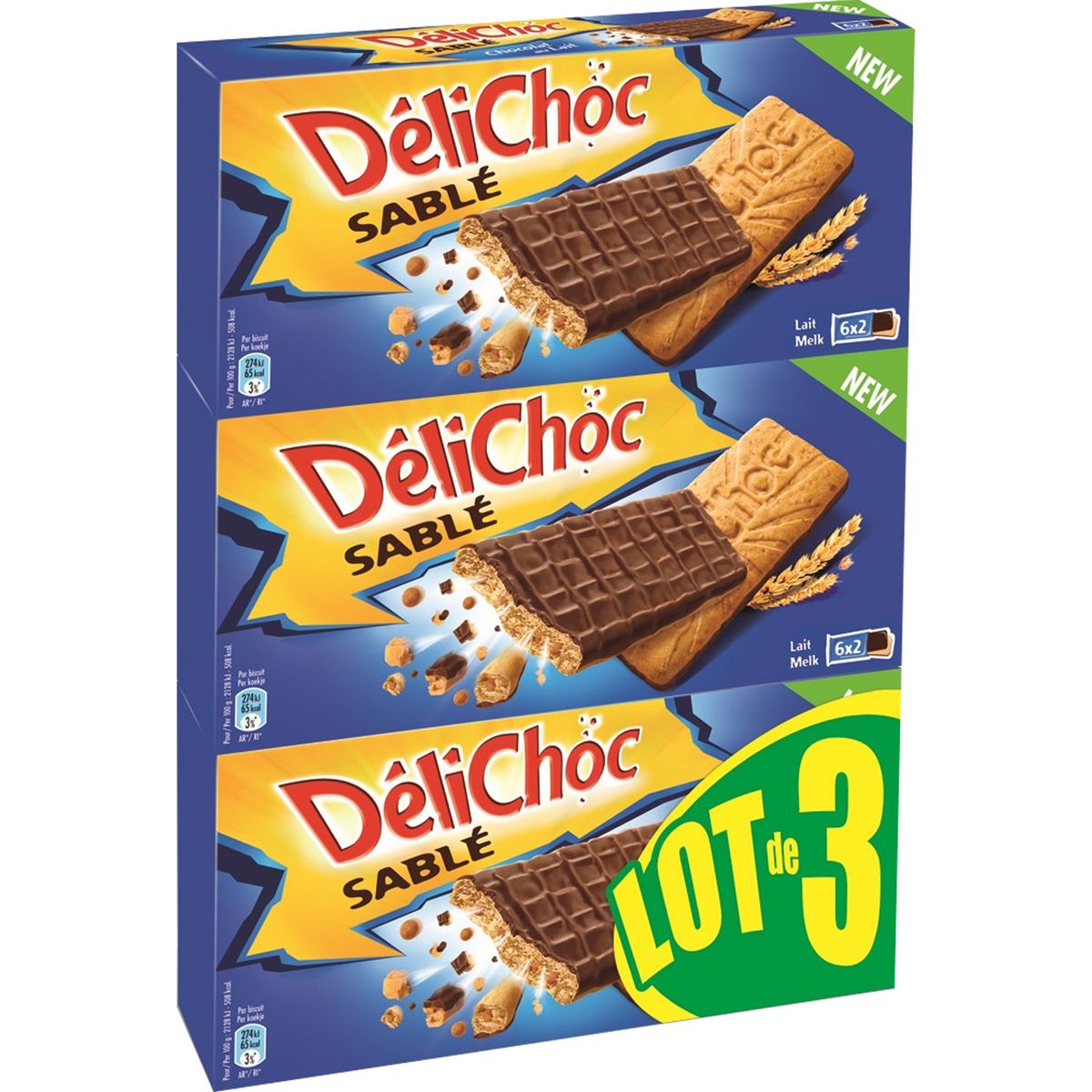 Delichoc Delichoc Sabl Au Lait X G Pas Cher Auchan Fr