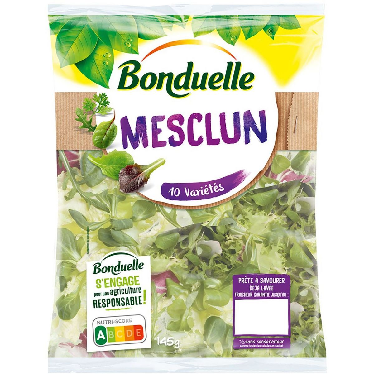 BONDUELLE Bonduelle Jeunes Pousses Mesclun 145g Pas Cher Auchan Fr