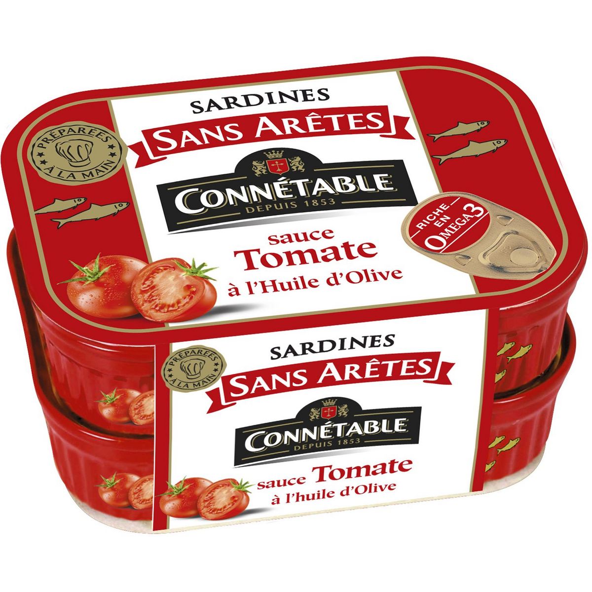 CONNETABLE CONNETABLE Sardines sans arêtes sauce tomate à l huile d