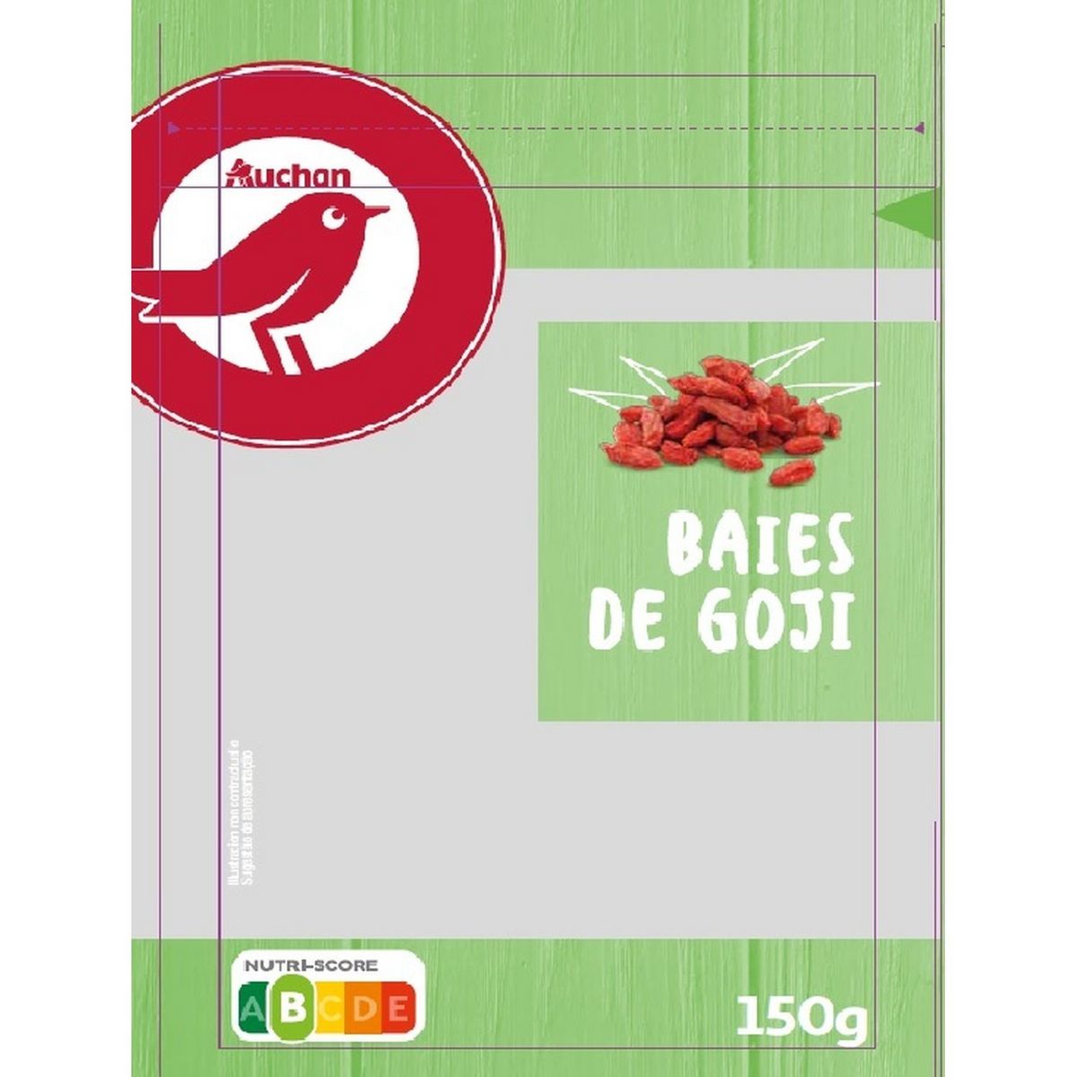 AUCHAN Baies de goji séchées 150g pas cher Auchan fr