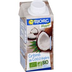 Bjorg Crème de coco bio légère 20cl pas cher à prix Auchan