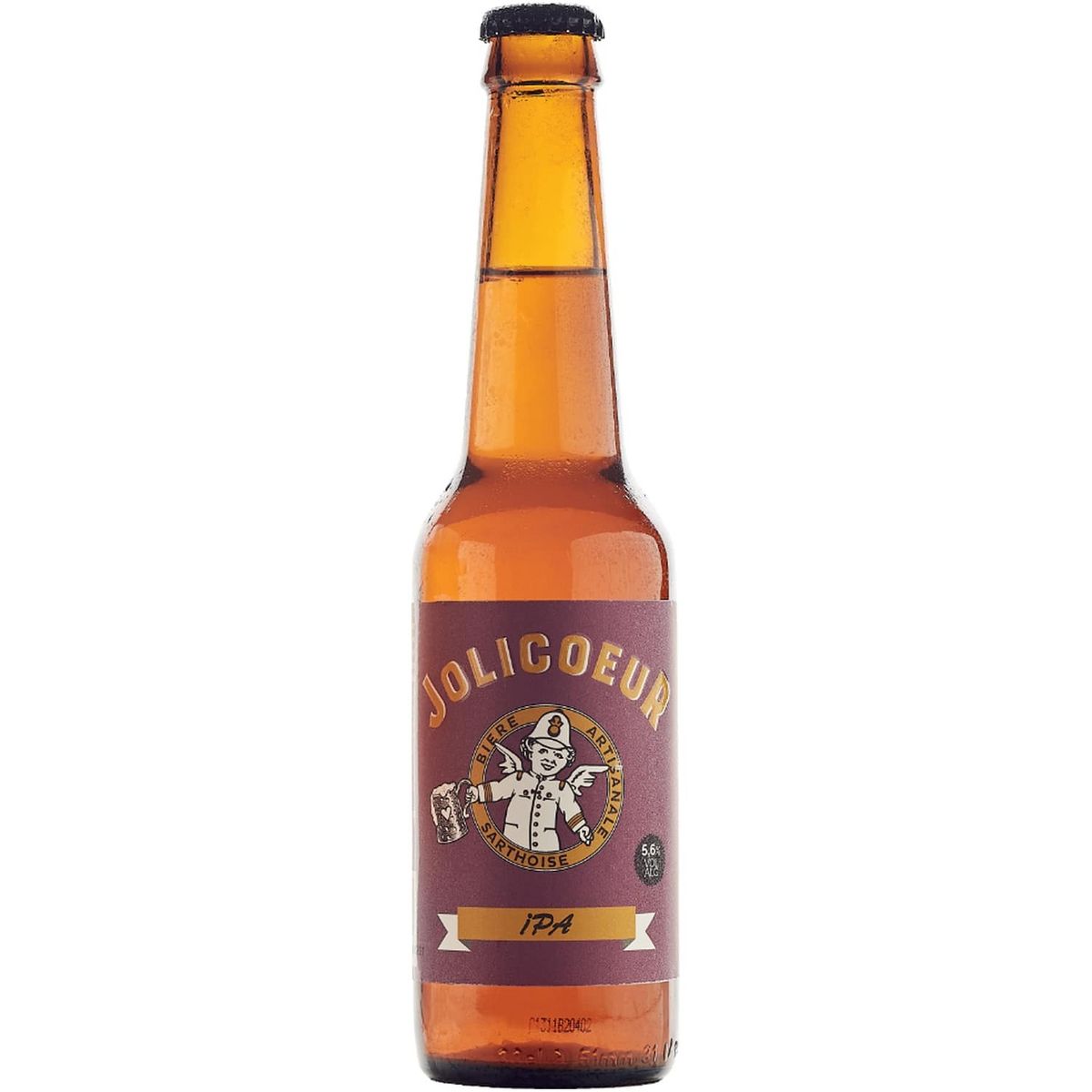 JOLICOEUR Bière blonde IPA 5 6 75cl pas cher Auchan fr