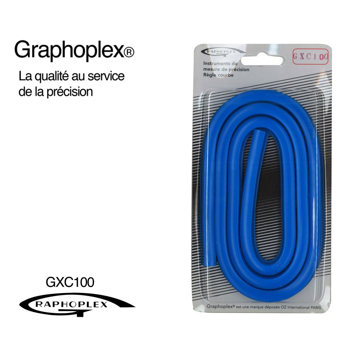 Graphoplex Règle courbe flexible 100cm pas cher Auchan fr