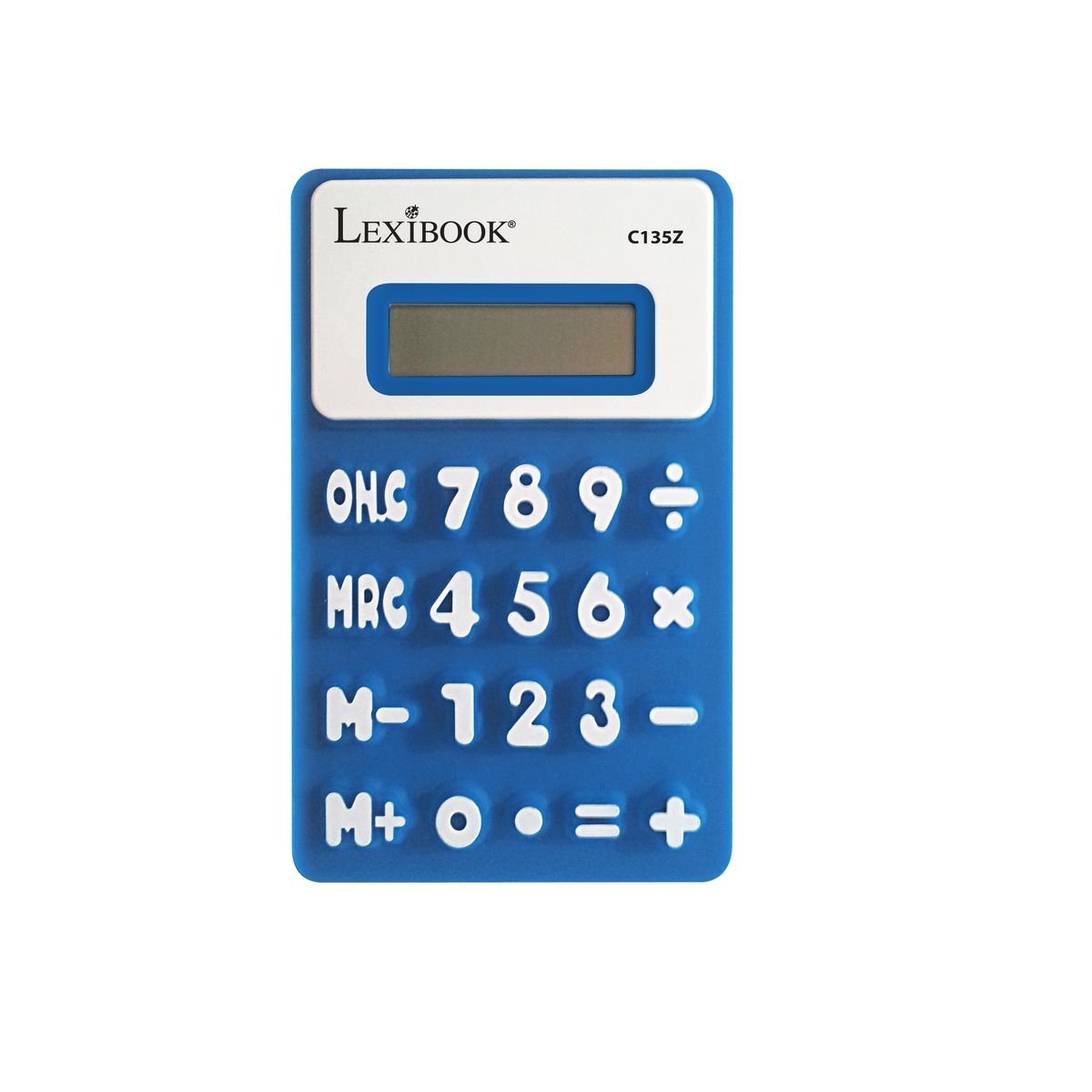 Lexibook Calculatrice Arithm Tique Silicone Chiffres Bleue Pas Cher