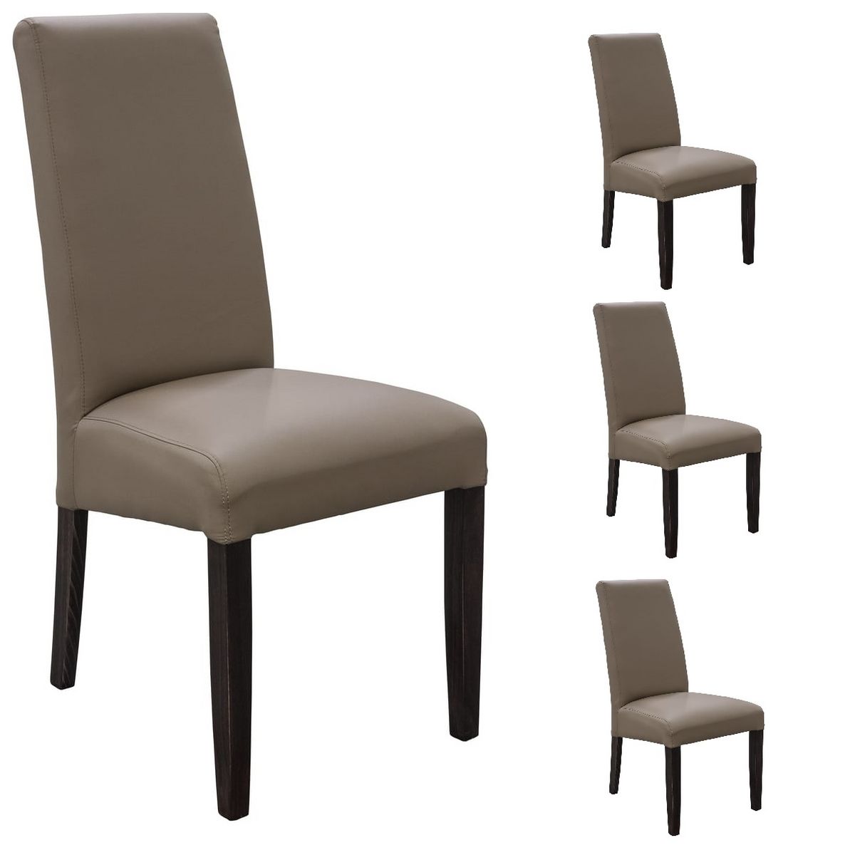 Lot de 4 chaises de séjour salle à manger modernes MARIA pas cher