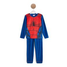SPIDERMAN Ensemble pyjama velours garçon (Bleu)
