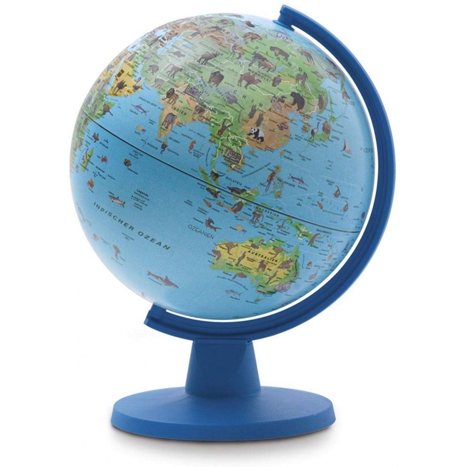 Mini Globe Terrestre Swing Ø 11 Cm - Blanc à Prix Carrefour