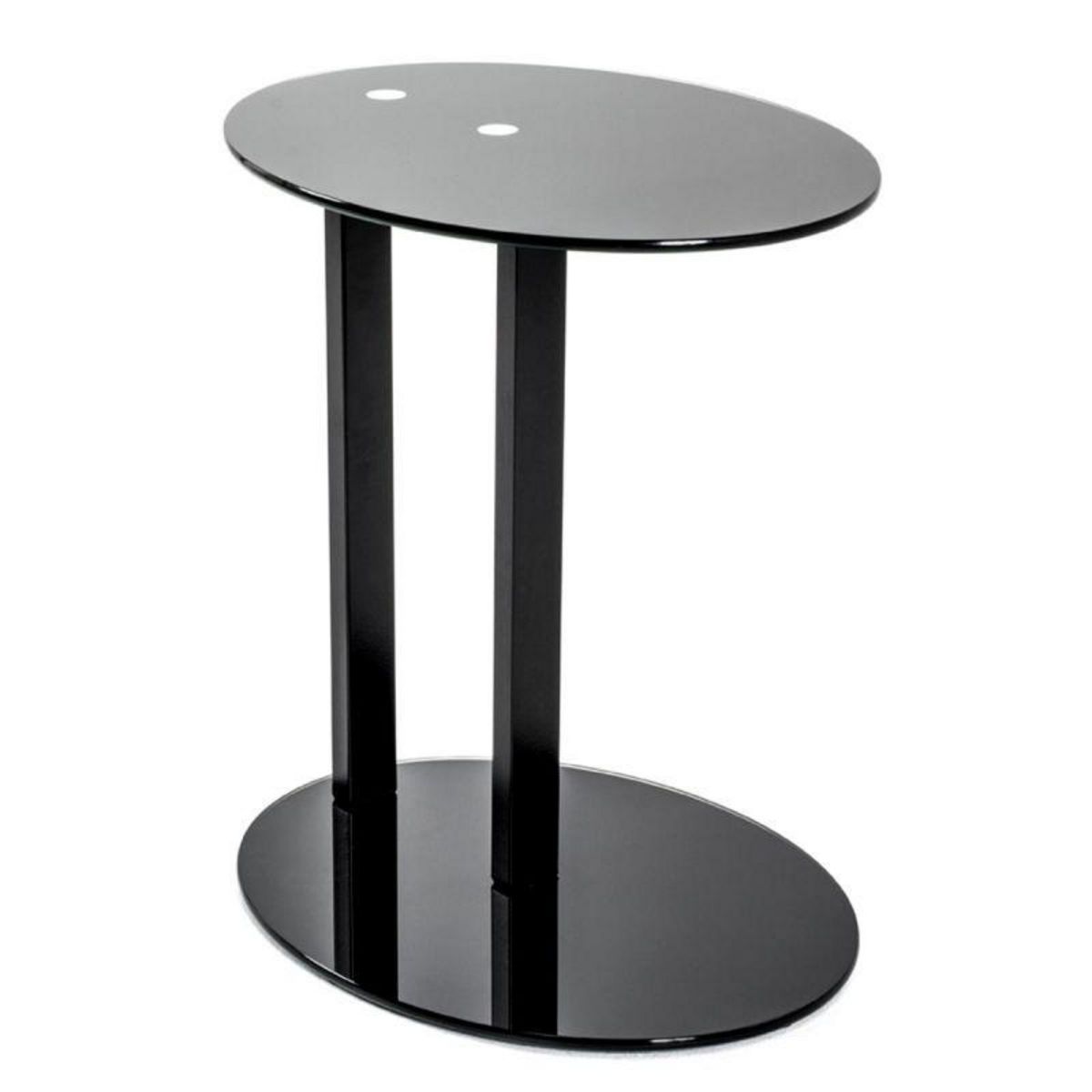 Paris Prix Table d'Appoint Design  Epox  50cm Noir