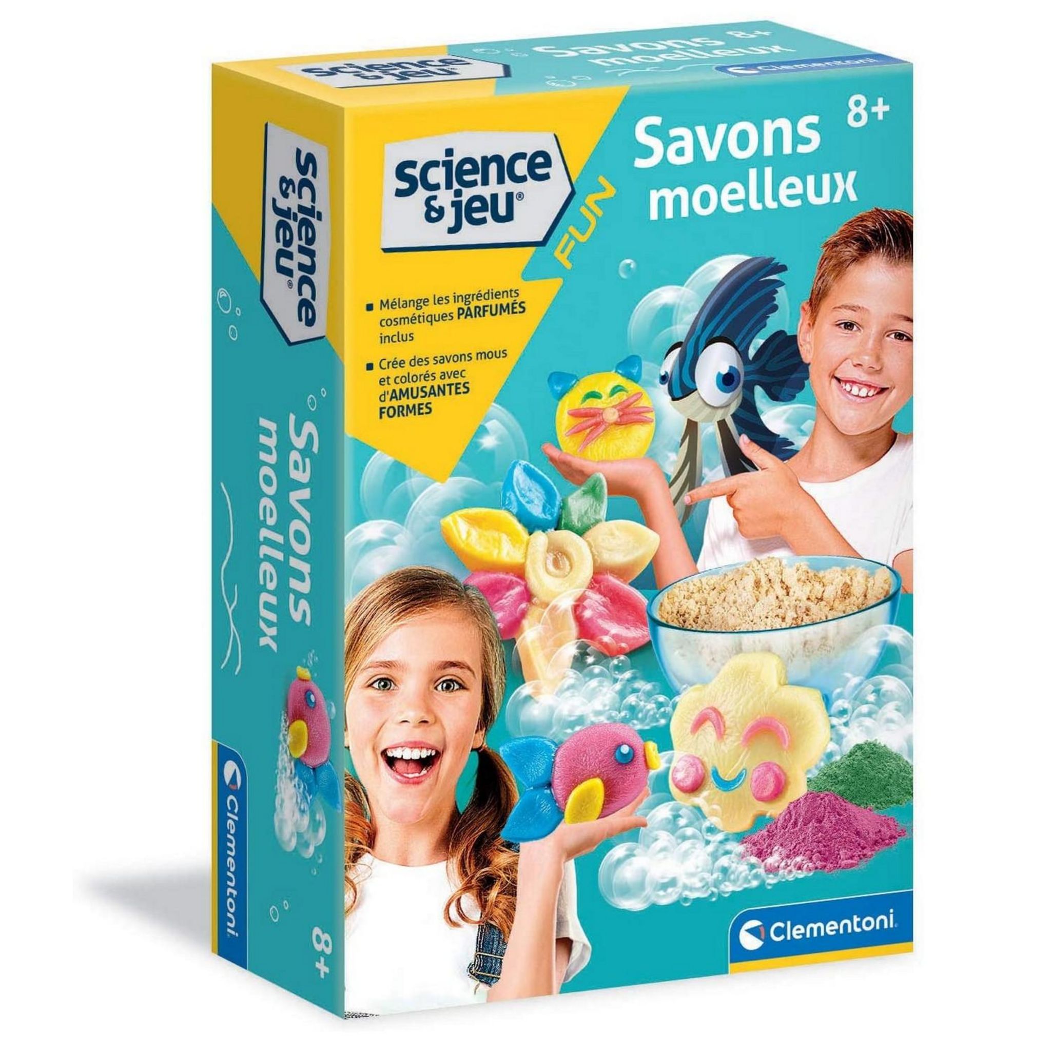 Science et jeu : Mon laboratoire des savons - Jeux et jouets Clementoni -  Avenue des Jeux