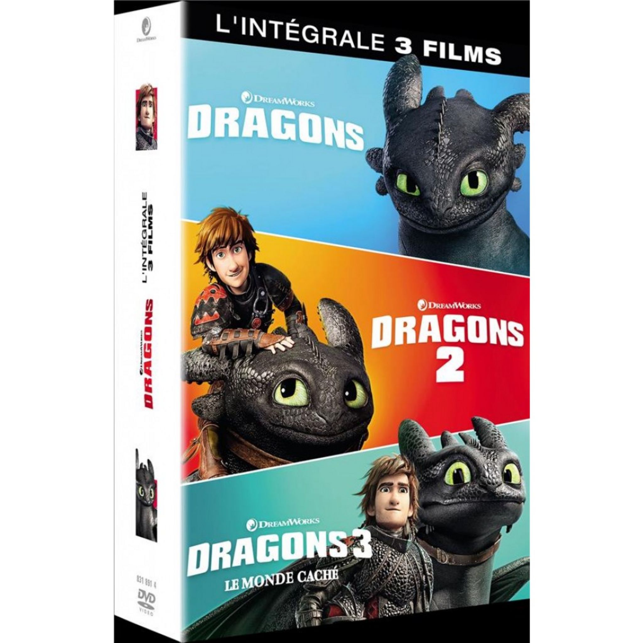 Coffret DVD Dragons L'intégrale pas cher 