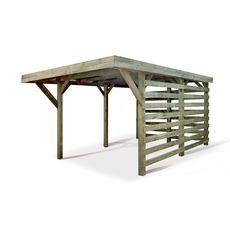 Carport bois traité Yaraka / 13,10 m²