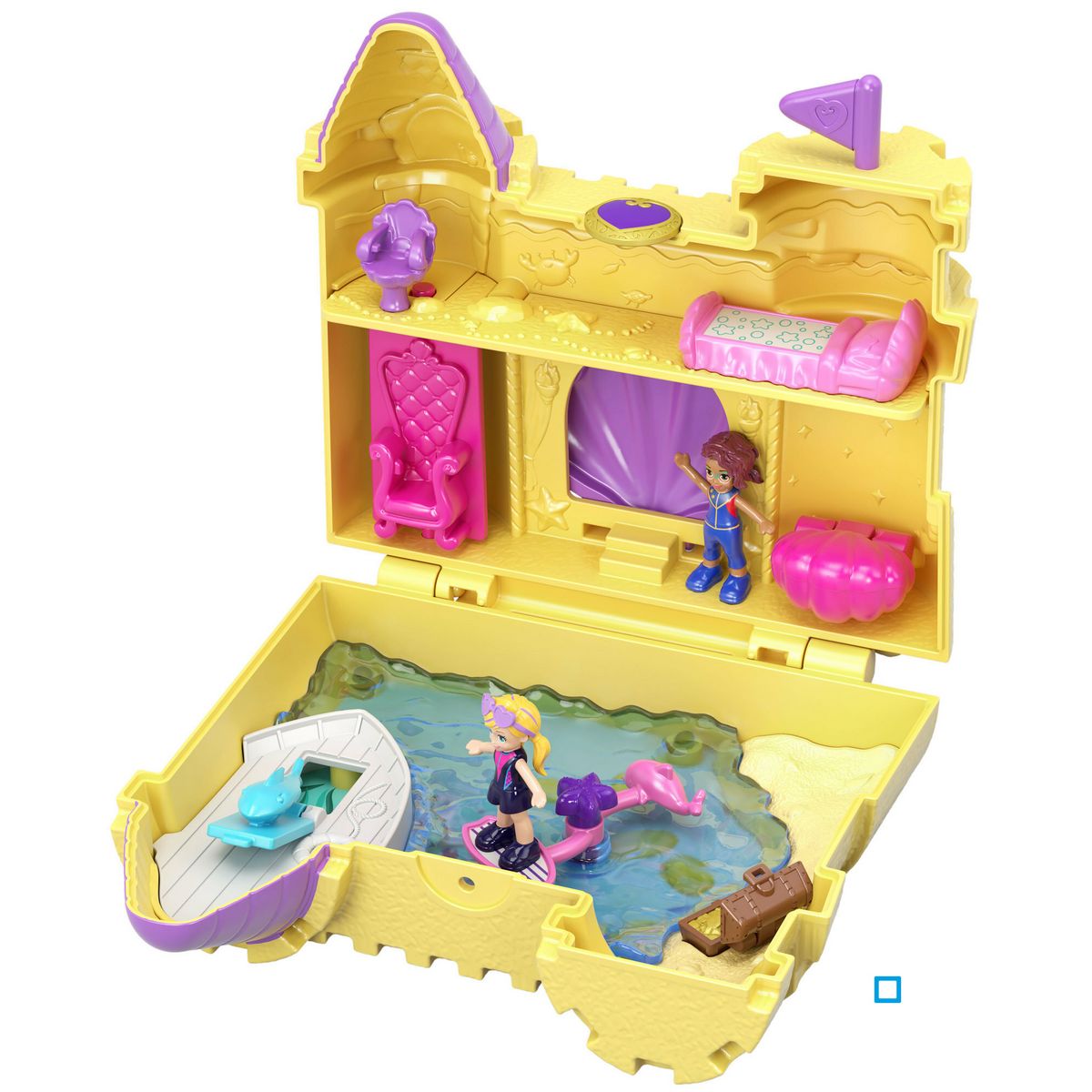 MATTEL Polly pocket Le château de Sable pas cher 