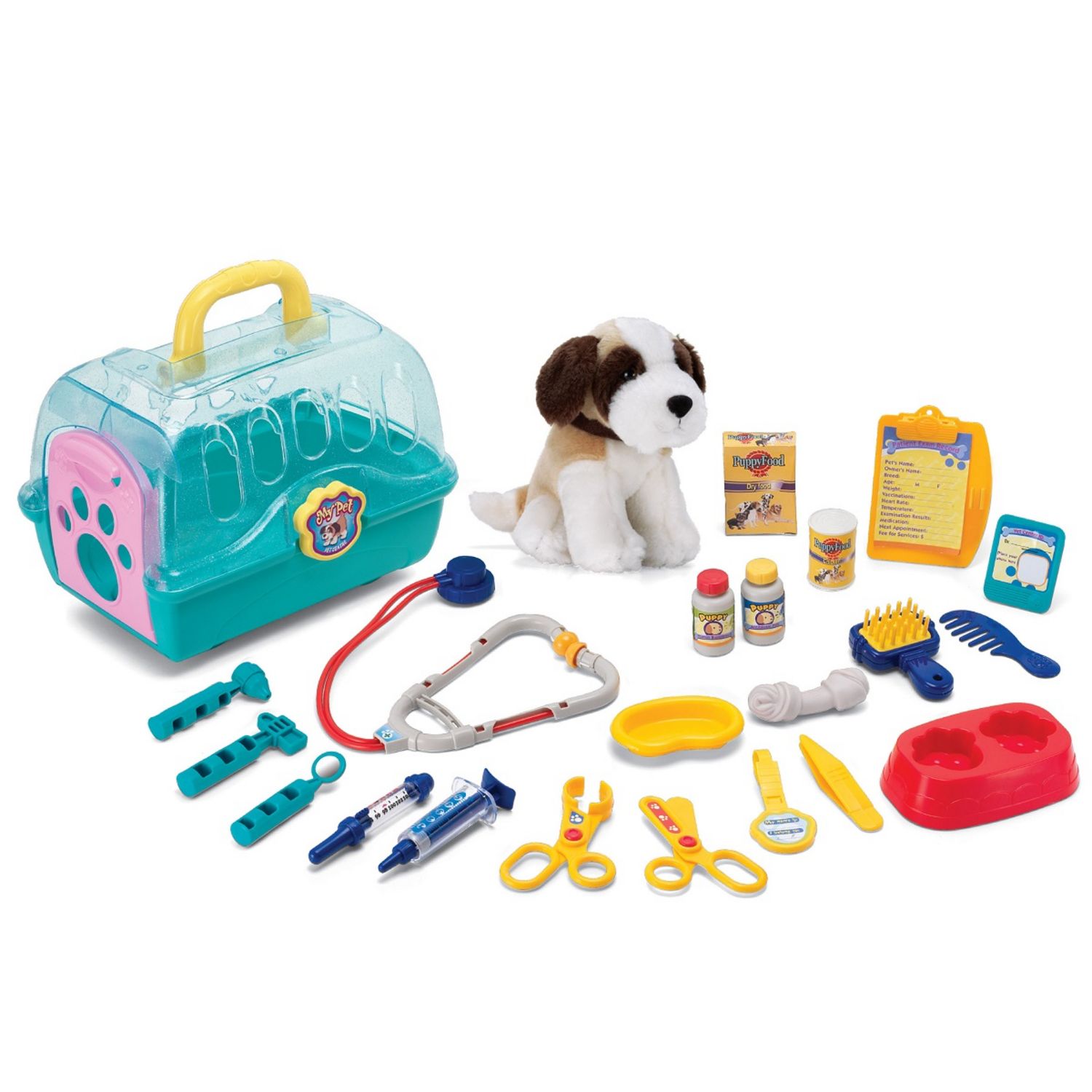 Ensemble vétérinaire en bois personnalisé, kit vétérinaire personnalisé  pour enfants, cadeau de jeu de rôle animal, ensemble de mallette de  transport pour vétérinaires, équipement vétérinaire jouet -  France