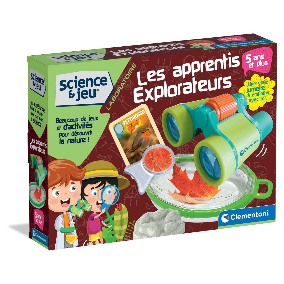 CLEMENTONI Jeu Les apprentis scientifiques La nature pas cher 