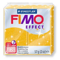 Pâte Fimo Effect or métal 56g