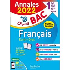 FRANCAIS ECRIT + ORAL 1RE STMG - ST2S - STI2D - STL - STD2A. EDITION 2022, Mazzucchelli Franck
