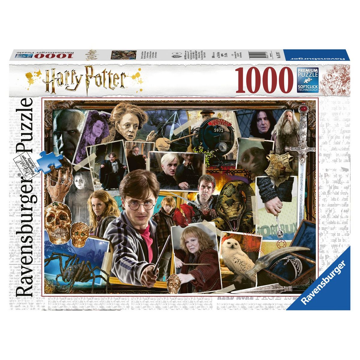 RAVENSBURGER Puzzle Harry Potter contre Voldemort - 1000 pièces