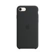 apple coque iphone 7/8/se silicone noir