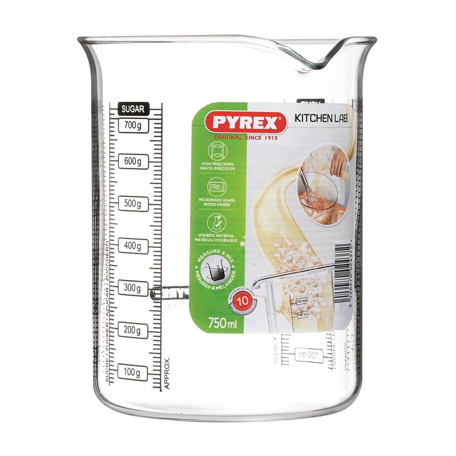 Livraison à domicile Pyrex Verre à mesure