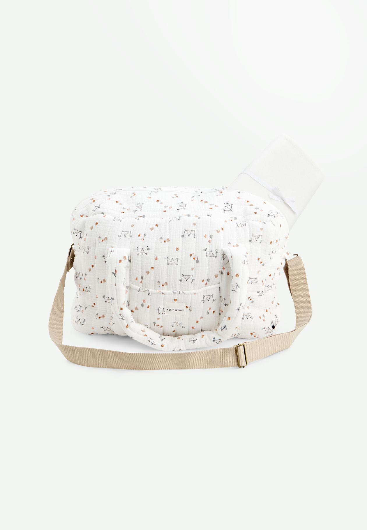 Petit Béguin Sac à langer et tapis bébé mixte Noisette pas cher 