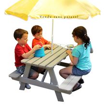 Table Pique-nique pour enfant