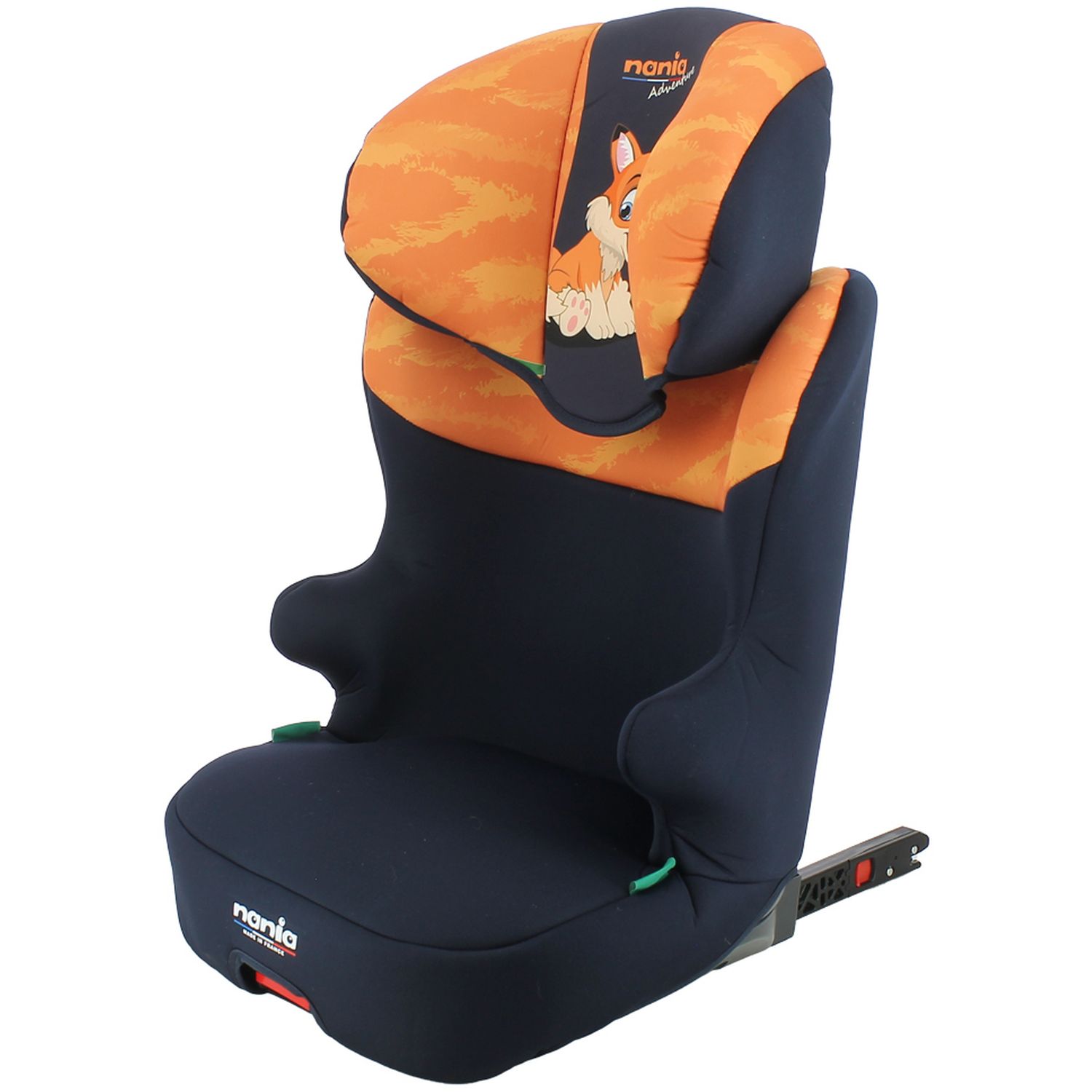 Sièges auto nacelles et coques Nania Siège auto isofix ZENA I FIX 40-105 cm  – (0 à 4 ans) - Dos route 40-87 cm – Têtière réglable - Inclinable – Made  in France