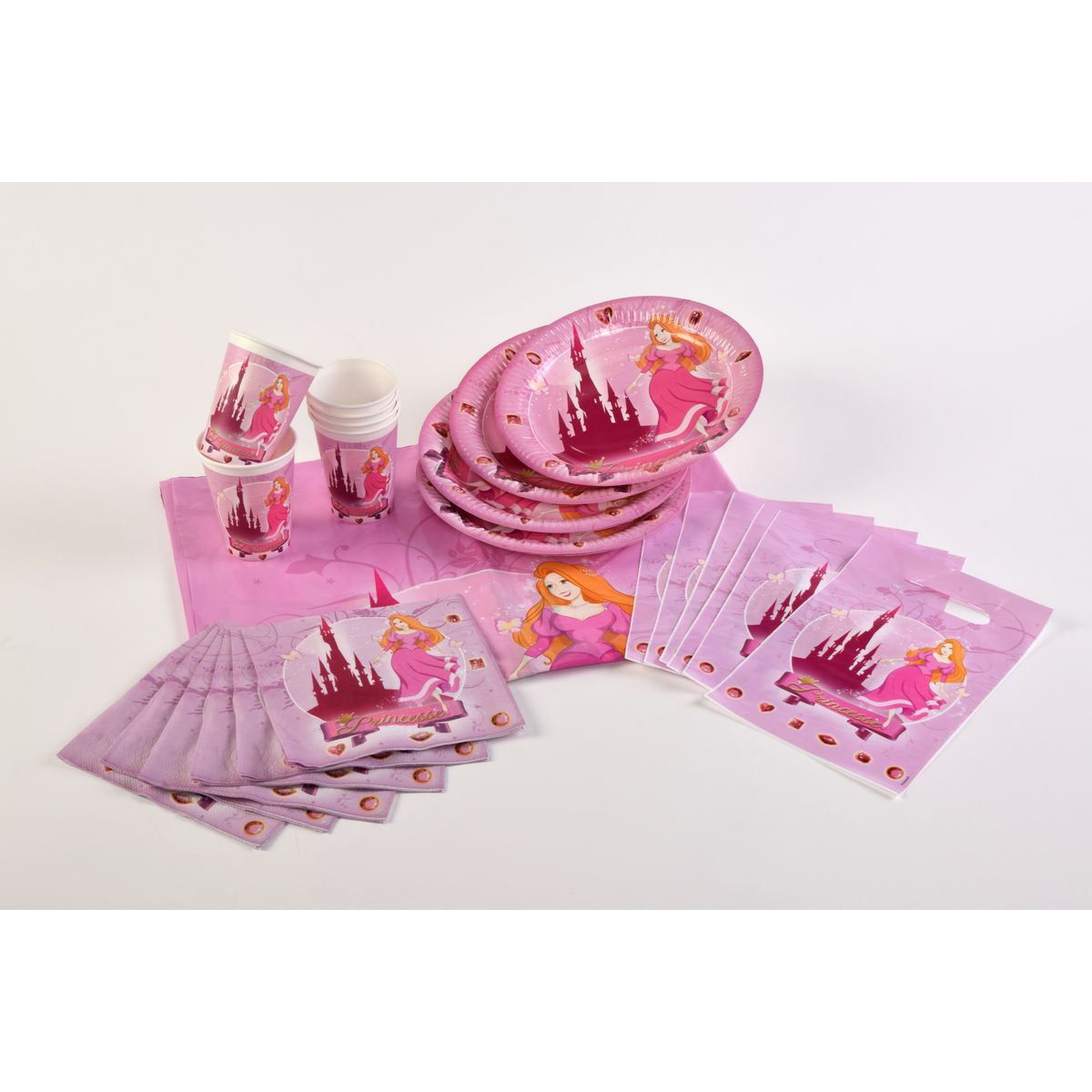 Kit Anniversaire 25 Pieces Princesses Pas Cher A Prix Auchan