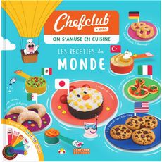 CHEFCLUB Livre de cuisine Livre kids Les recettes du monde