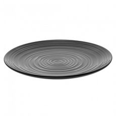 Assiettes plates Gaya Noires x 6 - D 23 cm
