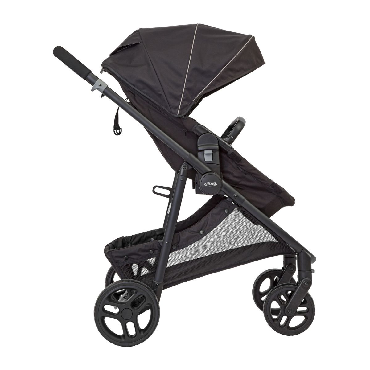 GRACO Poussette 2 en 1 landau TRANSFORM avec protection pluie pas cher Auchan