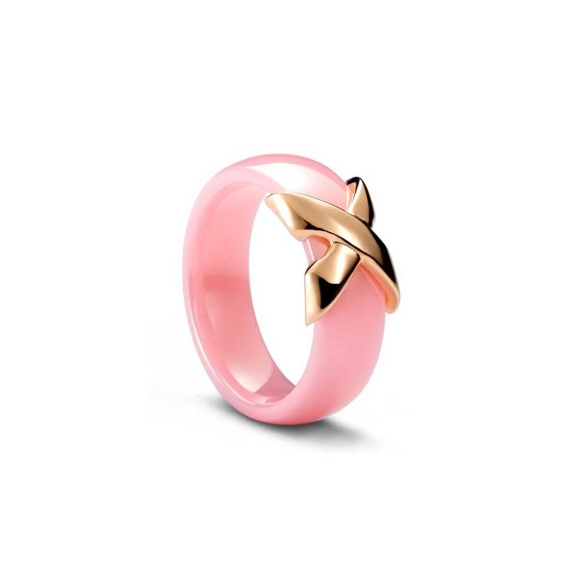 Bague ceramique rose new arrivals