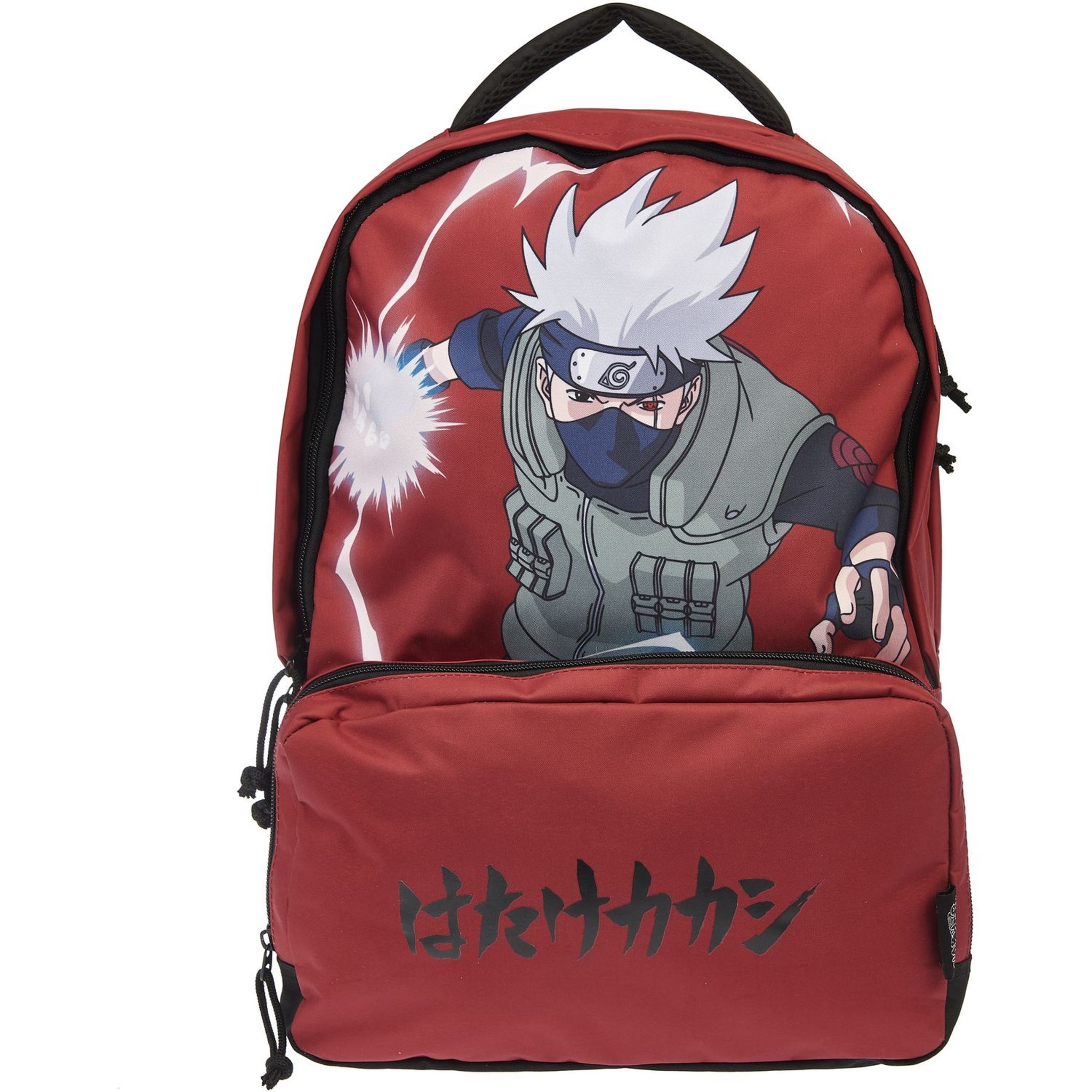 NARUTO Sac dos 2 compartiments rouge pas cher Auchan.fr