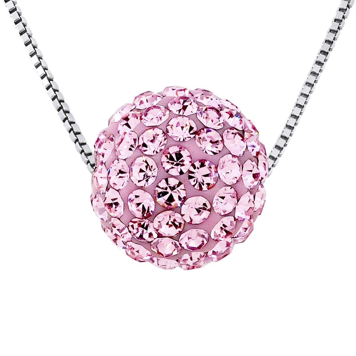 LOVA - LOLA VAN DER KEEN Collier Cristal Luxe Pink - Argent 925 Millièmes