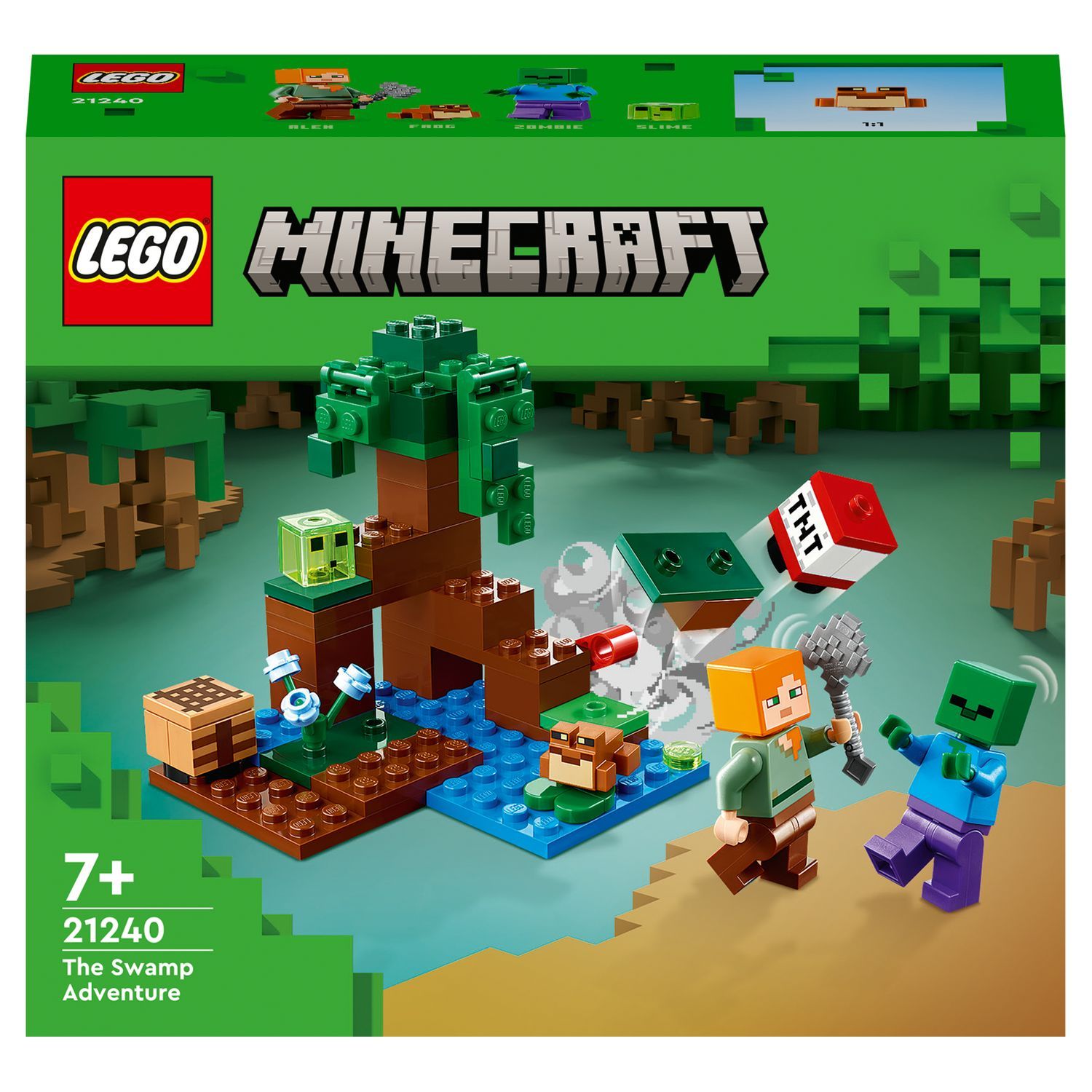 LEGO Minecraft Legends 21257 L'Attaque du Dévoreur, Jouet de Construction  de Personnage, Set avec Figurines de Héros pas cher 