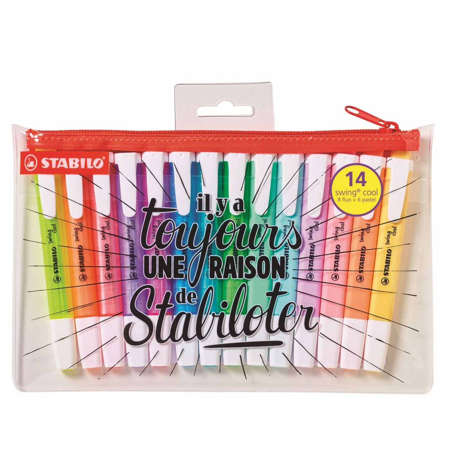 STABILO Trousse de 14 surligneurs Collector pas cher 