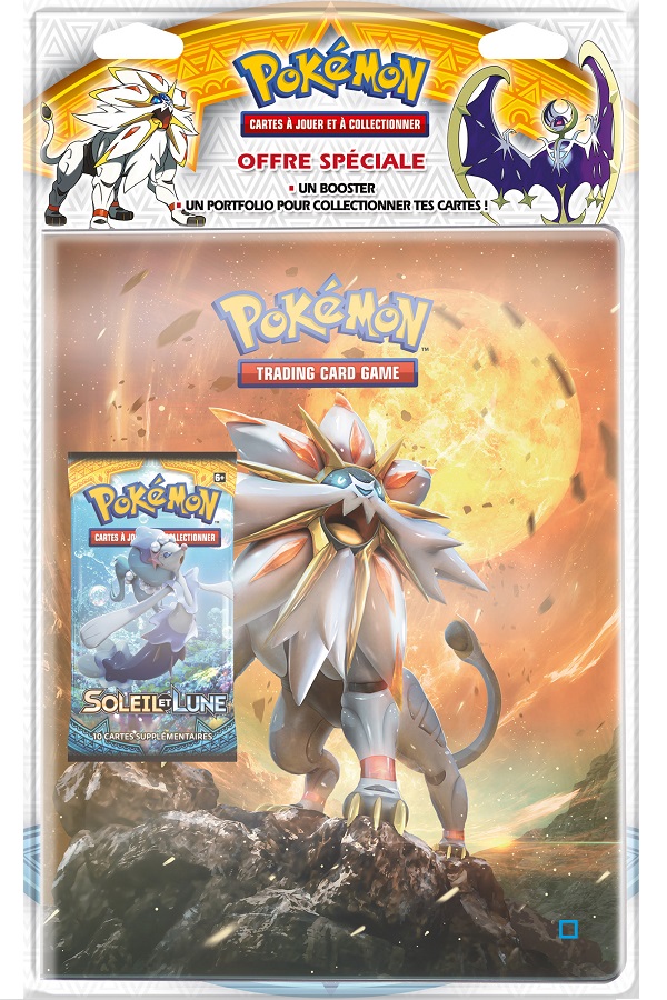 Pokemon Cahier range-cartes + booster Pokemon EV01 - assortie